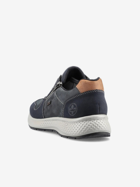 Rieker Kék férfi félcsizma bőr részletekkel Rieker