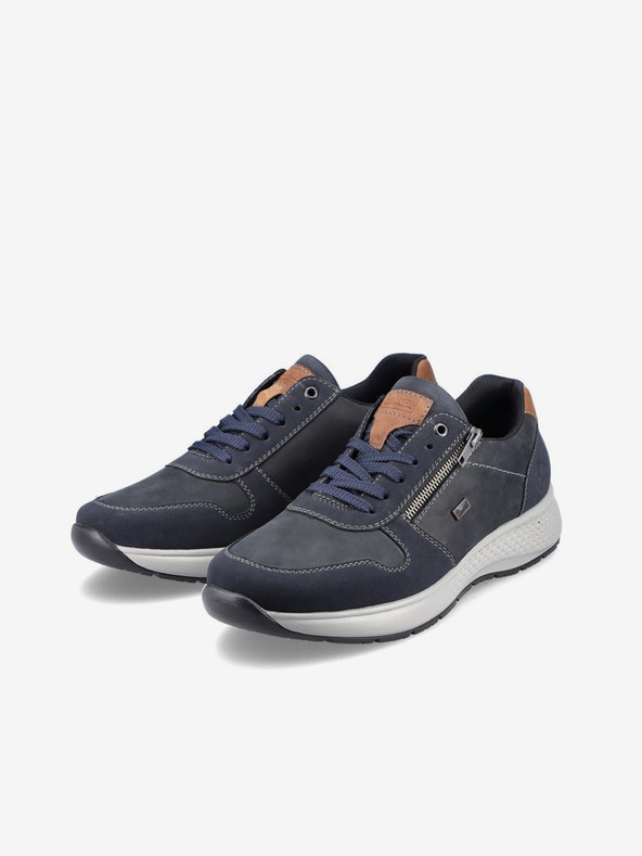 Rieker Kék férfi félcsizma bőr részletekkel Rieker