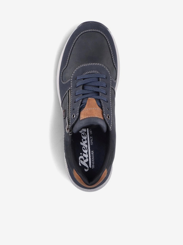 Rieker Kék férfi félcsizma bőr részletekkel Rieker