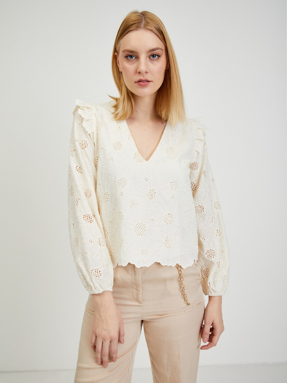 Orsay ORSAY bézs színű mintás női blúz