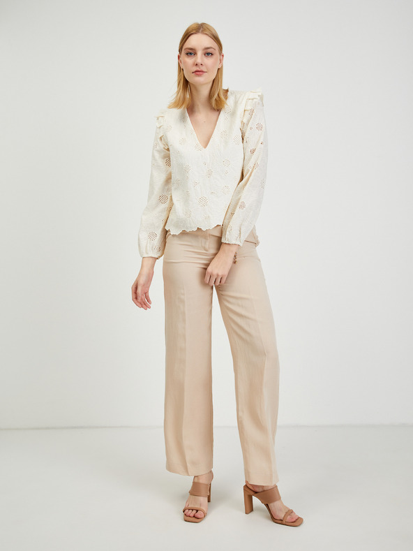 Orsay ORSAY bézs színű mintás női blúz