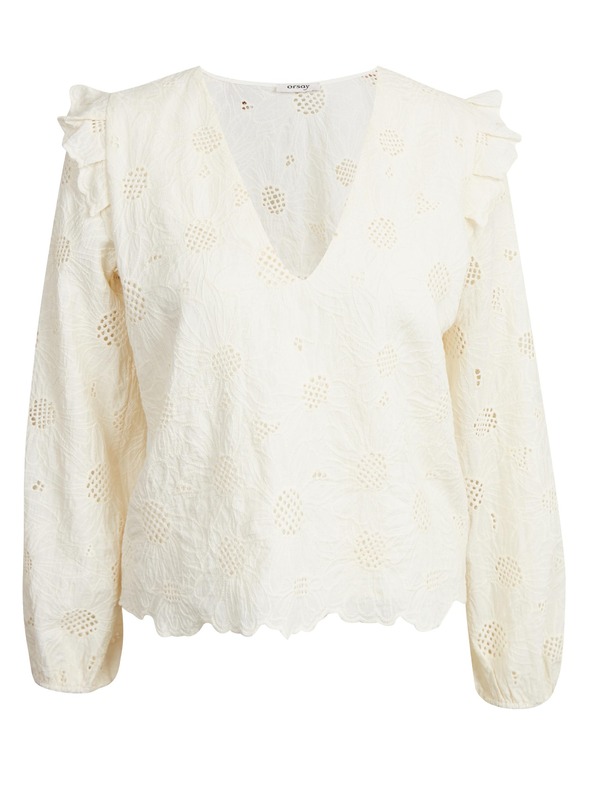 Orsay ORSAY bézs színű mintás női blúz