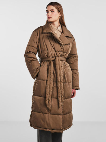 Y.A.S Barna női oversized steppelt kabát Y.A.S Luffa
