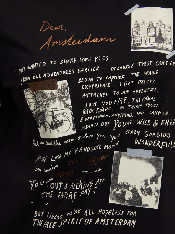 Scotch & Soda Fekete női Scotch & Soda póló