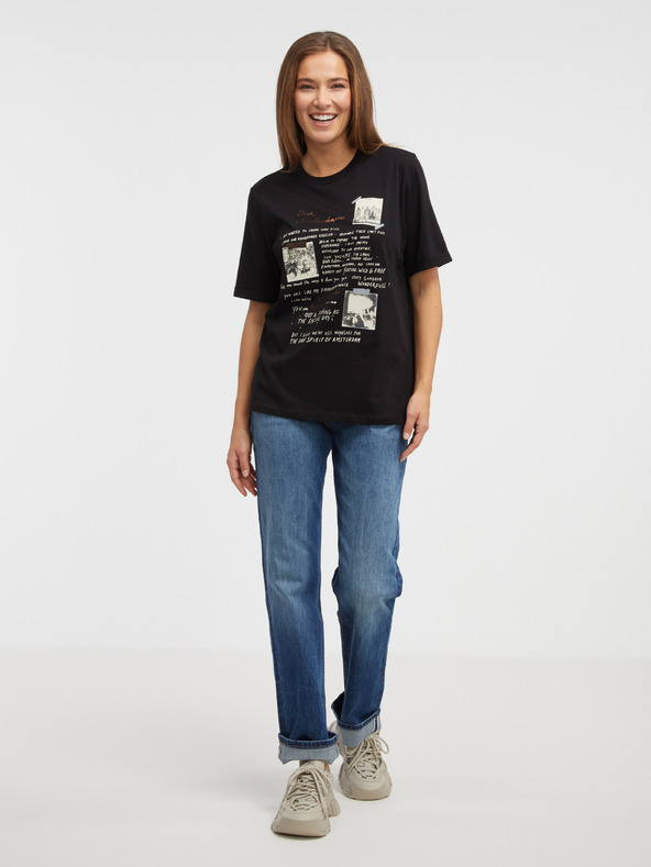 Scotch & Soda Fekete női Scotch & Soda póló