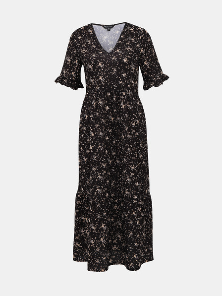 Miss Selfridge Fekete mintás maxiruha Miss Selfridge