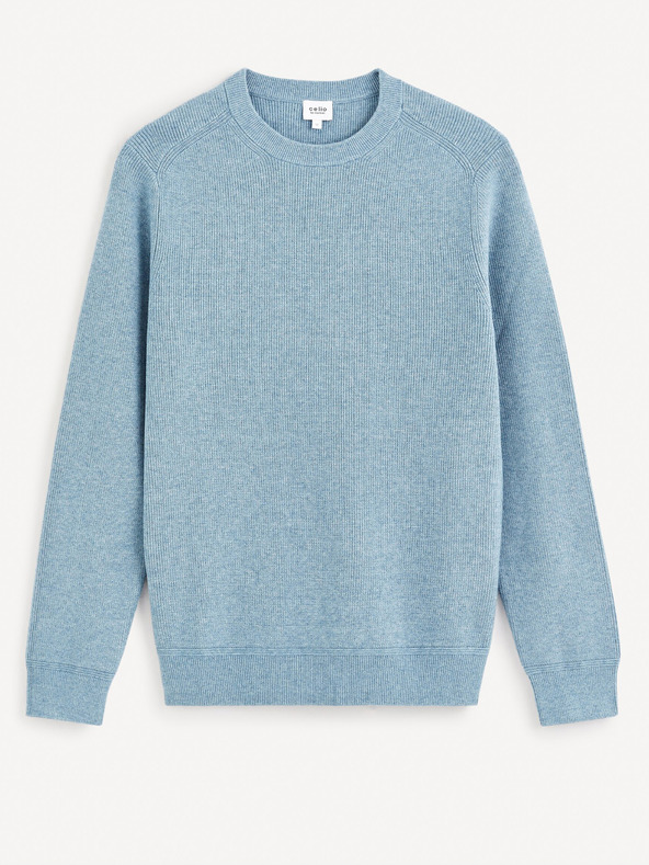 Celio Világoskék férfi alap pulóver Celio Femoon