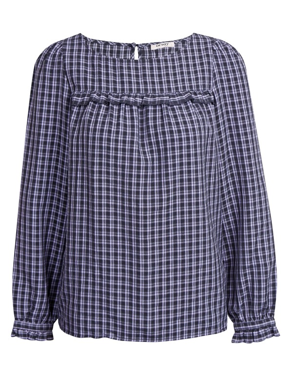 Orsay ORSAY sötétkék kockás blúz