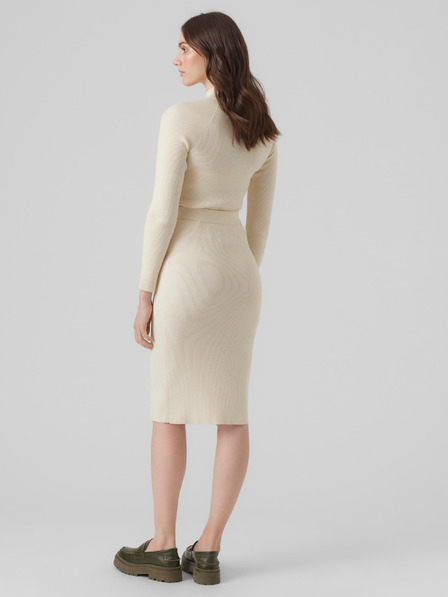 Vero Moda Krémszínű női szoknya VERO MODA Karis VERO MODA Karis