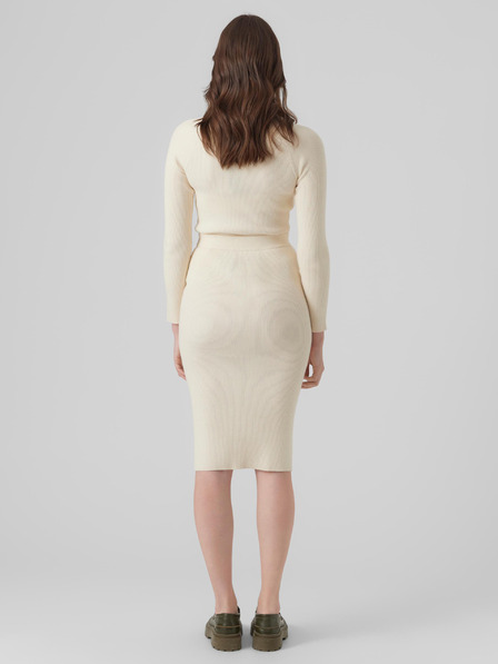 Vero Moda VERO MODA Karis krémszínű női pulóver VERO MODA Karis krémszínű női pulóver