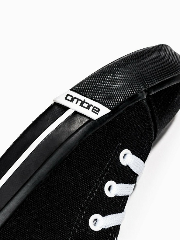 Ombre Clothing Fekete férfi bokacipő T304