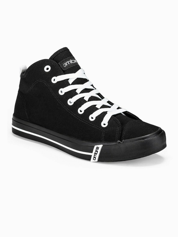 Ombre Clothing Fekete férfi bokacipő T304