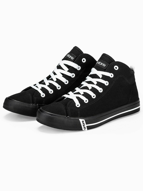 Ombre Clothing Fekete férfi bokacipő T304