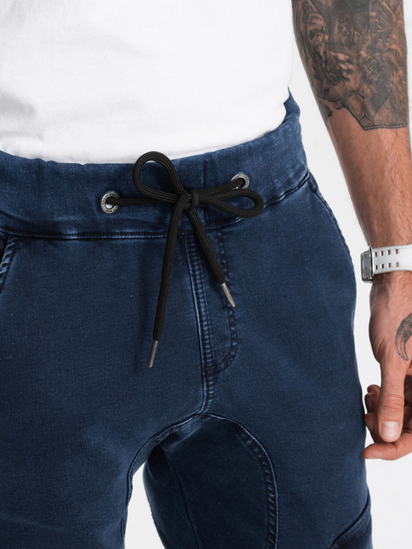 Ombre Clothing Sötétkék Férfi Cargo nadrág Ombre ruházat