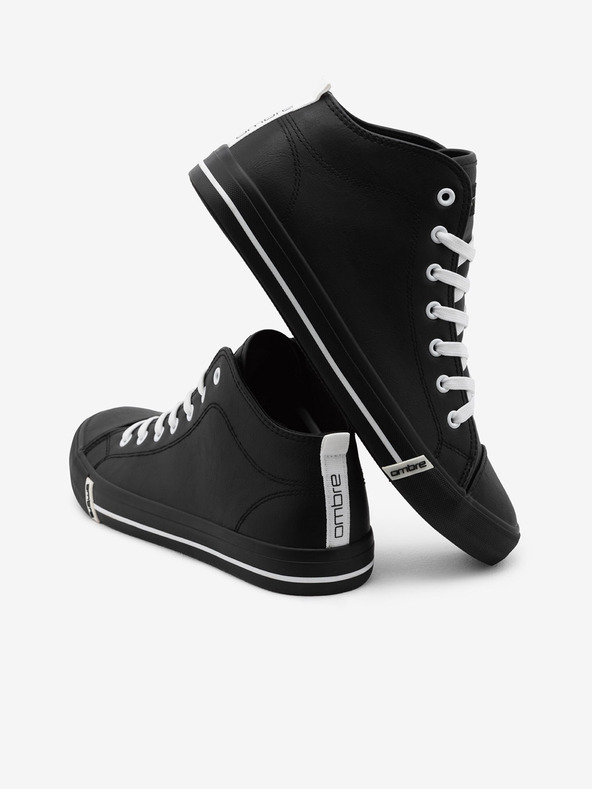 Ombre Clothing Fekete férfi bokacipő Ombre Clothing