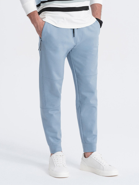 Ombre Clothing Világoskék férfi alap melegítőnadrág Ombre Clothing Ombre Clothing