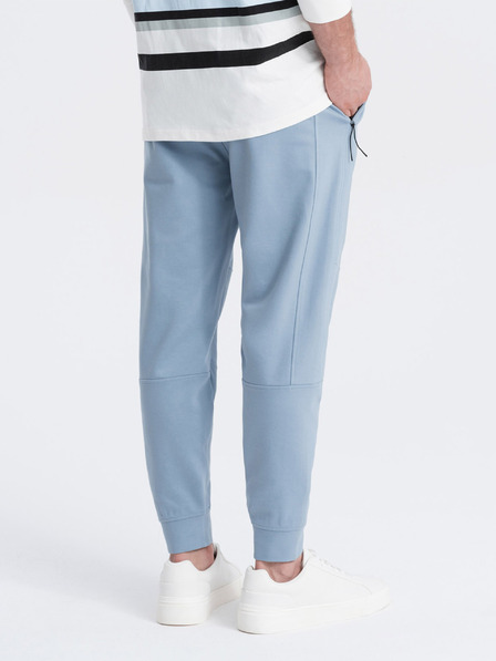 Ombre Clothing Világoskék férfi alap melegítőnadrág Ombre Clothing Ombre Clothing