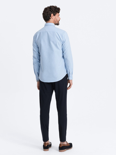 Ombre Clothing Világoskék férfi ing Ombre ruházat