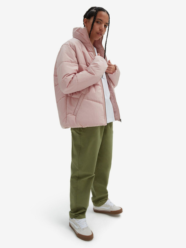 Vans Világos rózsaszín női VANS Foundry Puff steppelt kabát