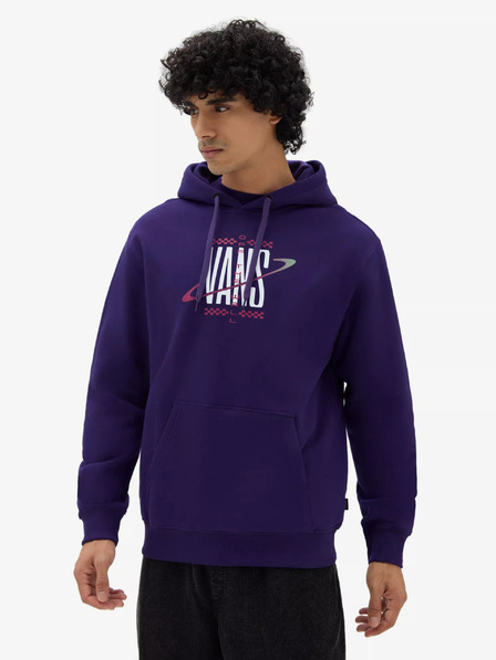 Vans Sötétlila férfi VANS Saturn Po kapucnis pulóver