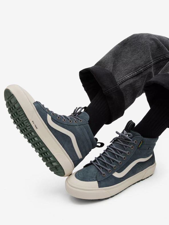 Vans Sötétkék férfi szarvasbőr bokacipő VANS SK8-Hi