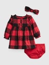 GAP Baby kockás ruha szett GAP