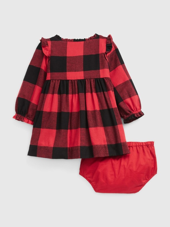 GAP Baby kockás ruha szett GAP