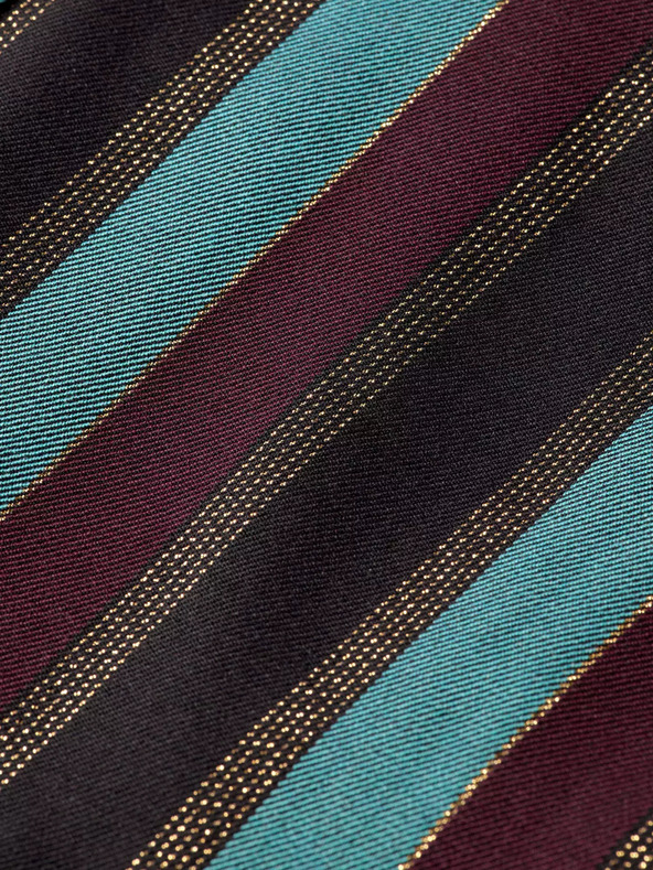 Scotch & Soda Zöld-fekete női csíkos kabát Scotch & Soda Scotch & Soda