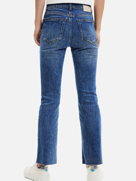 Desigual Kék női bővített szabású farmer Desigual Nicole