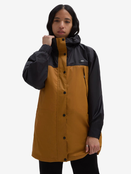 Vans Fekete és barna női VANS Lake Effect Rain Block vízhatlan parka