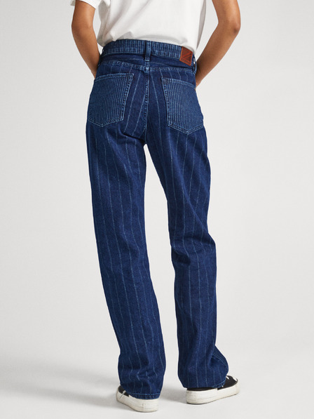 Pepe Jeans Kék női Pepe Jeans Robyn csíkos farmer Pepe Jeans Robyn csíkos farmer