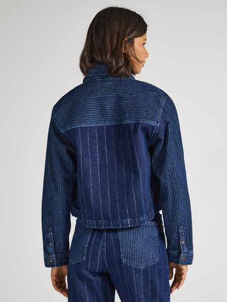 Pepe Jeans Pepe Jeans Mika Stripe kék női farmerdzseki Pepe Jeans Mika Stripe kék női farmerdzseki