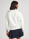 Pepe Jeans Fehér női Pepe Jeans Celia cipzáras melegítőfelső Pepe Jeans Celia Zippered Sweatshirt