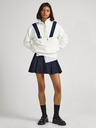 Pepe Jeans Fehér női Pepe Jeans Celia cipzáras melegítőfelső Pepe Jeans Celia Zippered Sweatshirt