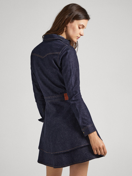 Pepe Jeans Sötétkék női rövid farmer ruha Pepe Jeans CASSIA