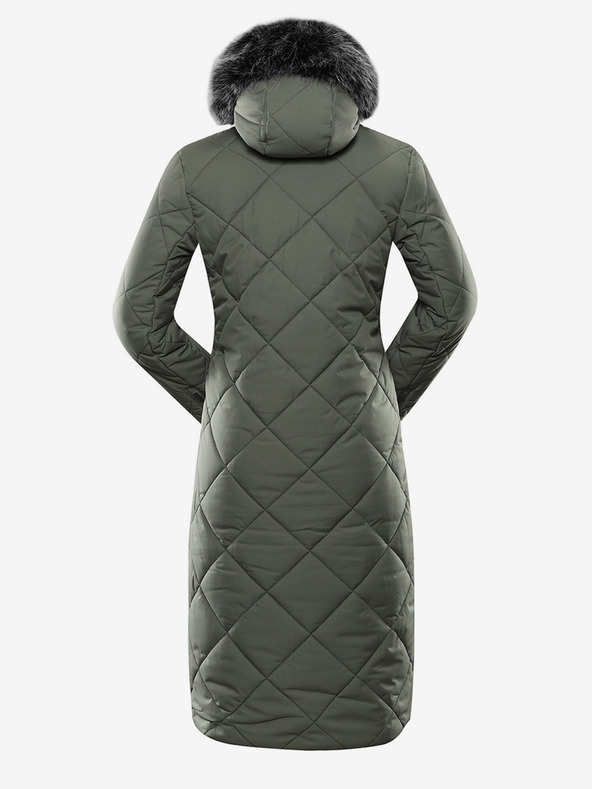 ALPINE PRO Zöld női steppelt kabát ALPINE PRO Gosbera