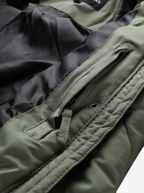 ALPINE PRO Zöld női steppelt kabát ALPINE PRO Gosbera