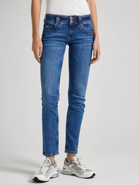 Pepe Jeans Kék női szűk szabású farmernadrág Jeans Pepe Jeans