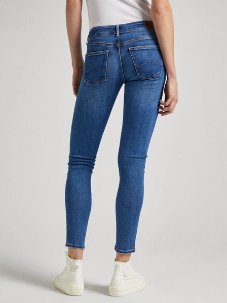 Pepe Jeans Kék női szűk szabású farmer Pepe Jeans