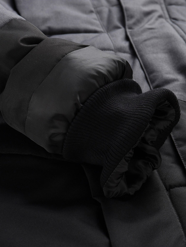 ALPINE PRO Fekete férfi téli kabát ALPINE PRO Egyp