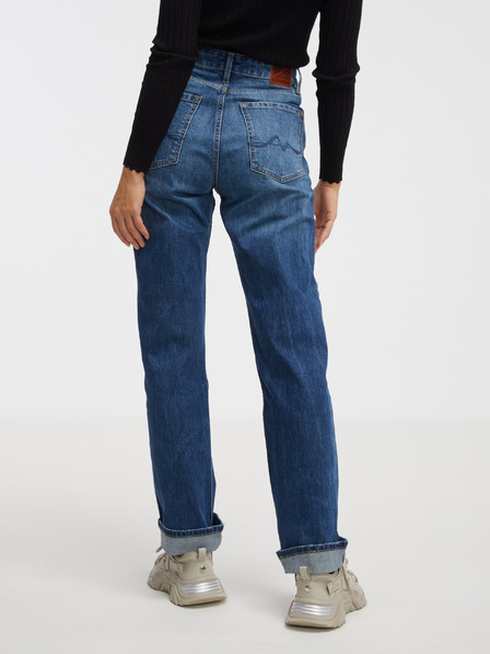 Pepe Jeans Kék női buggyos farmernadrág Pepe Jeans Robyn Selvedge DK