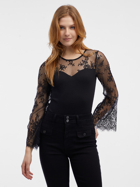 Orsay Fekete ORSAY női csipke body