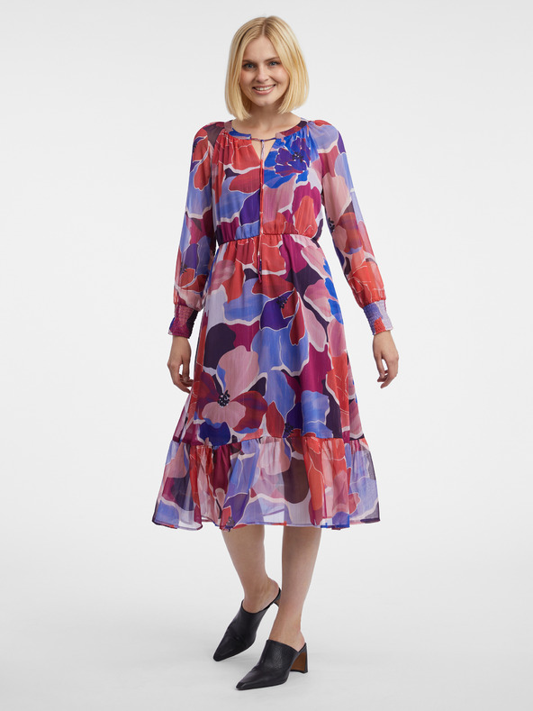 Orsay ORSAY piros női virágos ruha