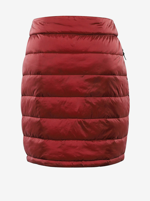 ALPINE PRO Piros női steppelt szoknya ALPINE PRO Lorfa