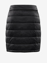 ALPINE PRO Fekete női steppelt szoknya ALPINE PRO Lorfa
