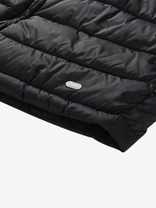 ALPINE PRO Fekete női steppelt szoknya ALPINE PRO Lorfa