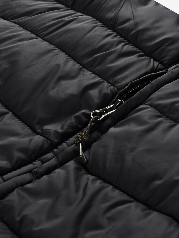 ALPINE PRO Fekete női steppelt szoknya ALPINE PRO Lorfa