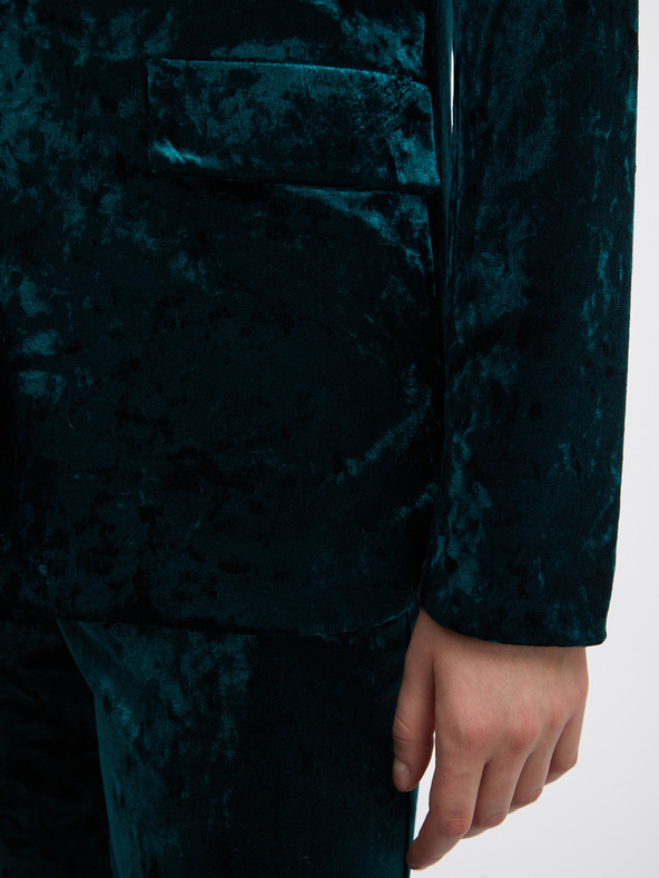 Orsay ORSAY zöld női bársony kabát