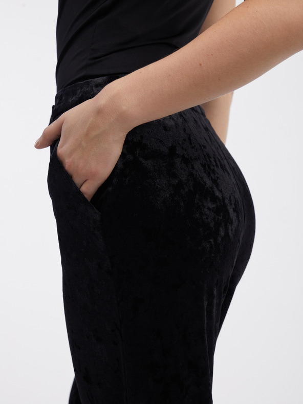 Orsay ORSAY fekete női bársonynadrág