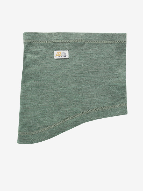 ALPINE PRO Zöld merinó gyapjú nyakmelegítő ALPINE PRO Katane